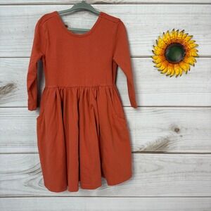 Ruffle Butts Girls 4T‎ Long Sleeve Pocket Twirl Dress